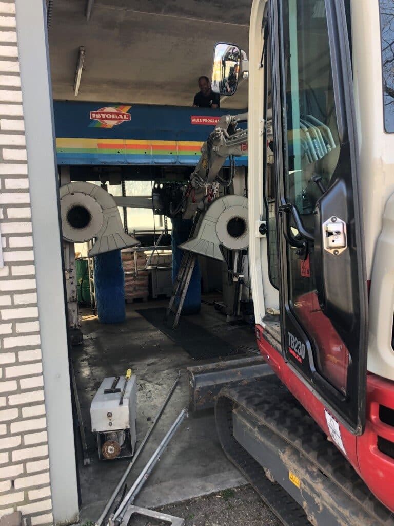 sloopwerk autowasstraat